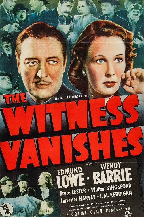 The Witness Vanishes 1939 official movie poster