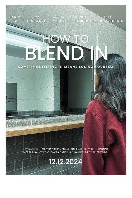 How to Blend In 2024 official movie poster