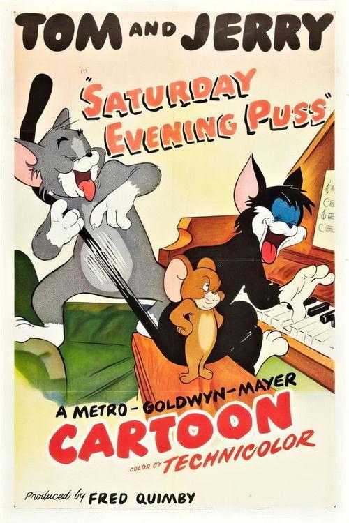 Saturday Evening Puss 1950 official movie poster
