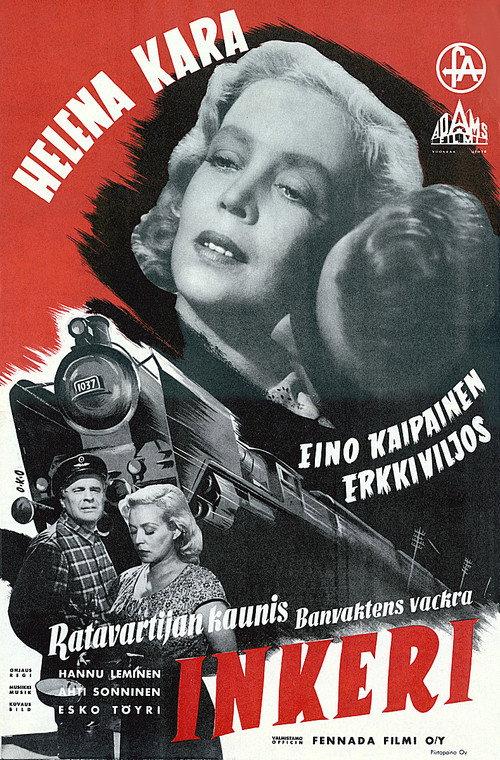 Ratavartijan kaunis Inkeri 1950 official movie poster