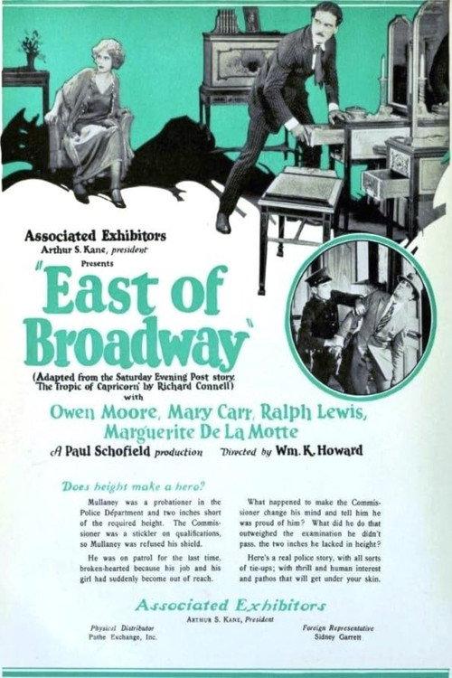 East of Broadway 1924 official movie poster