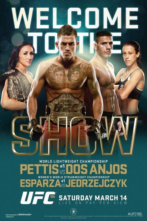 UFC 185: Pettis vs. Dos Anjos 2015 official movie poster