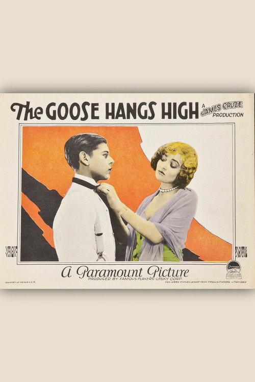 The Goose Hangs High 1925 official movie poster