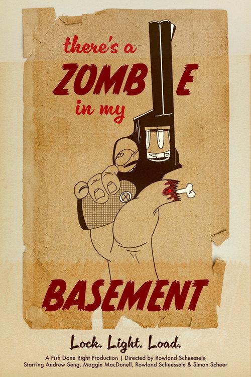 There's a Zombie in My Basement 2024 official movie poster