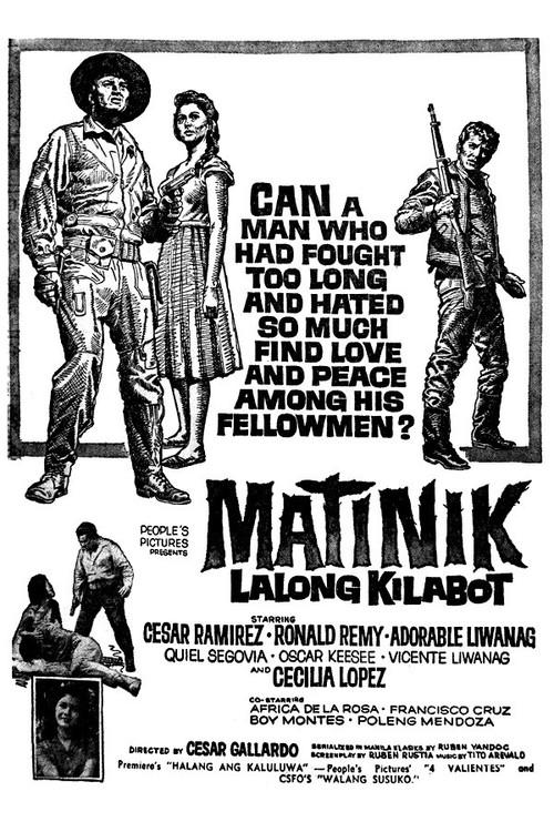 Matinik Lalong Kilabot 1962 official movie poster