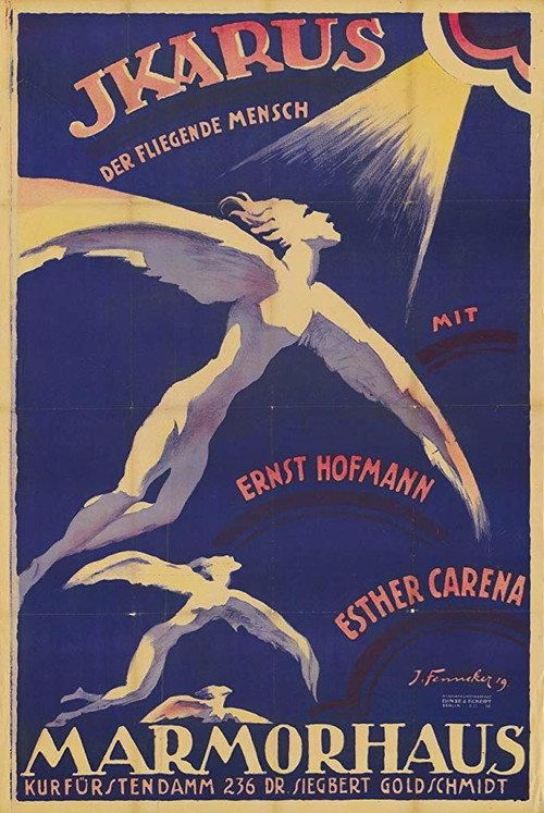 Ikarus, the Flying Man 1918 official movie poster