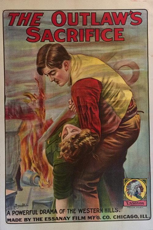 The Outlaw's Sacrifice 1910 official movie poster