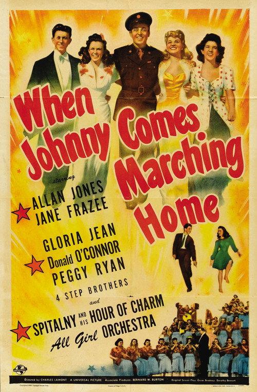 When Johnny Comes Marching Home 1942 official movie poster