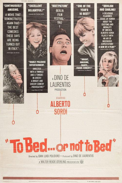 To Bed or Not to Bed 1963 official movie poster