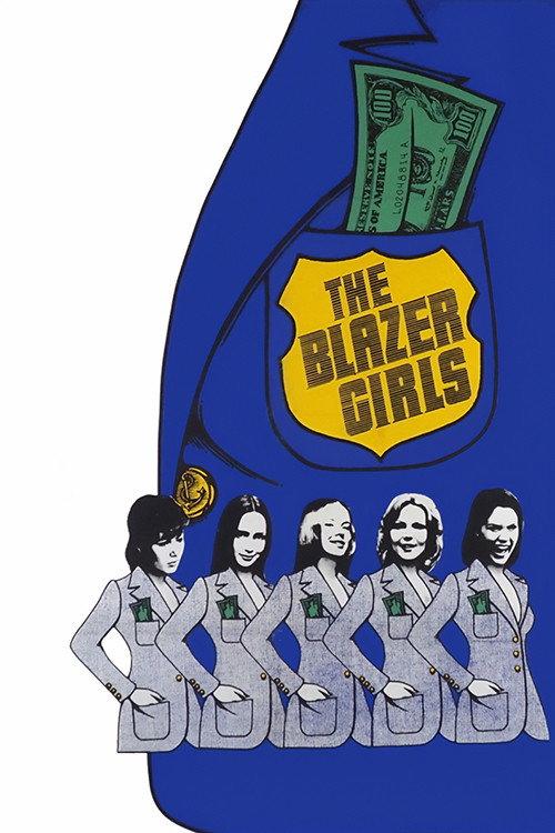 The Blazer Girls 1975 official movie poster