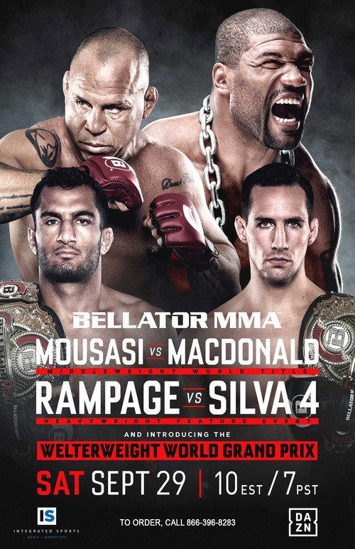 Bellator 206: Mousasi vs. MacDonald 2018 official movie poster