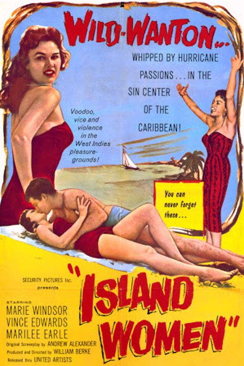 Island Women 1958 official movie poster