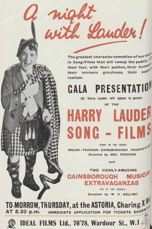 Harry Lauder Songs 1931 official movie poster