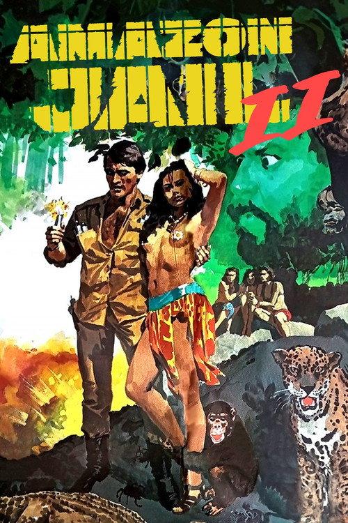 Prisoners of the Amazon Jungle 1987 official movie poster