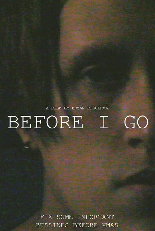 Before I Go 2020 official movie poster