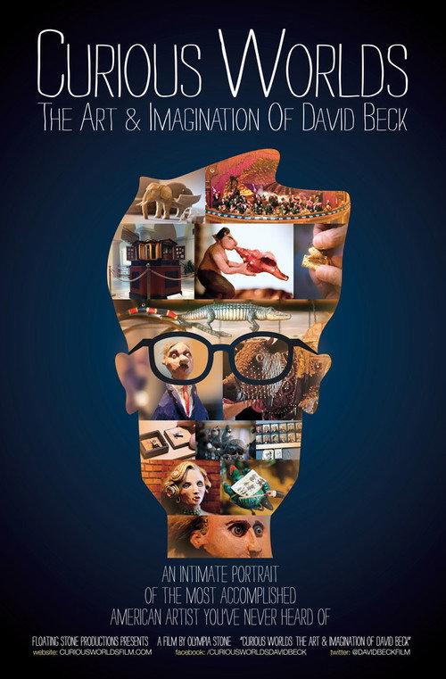Curious Worlds: The Art & Imagination of David Beck 2015 official movie poster