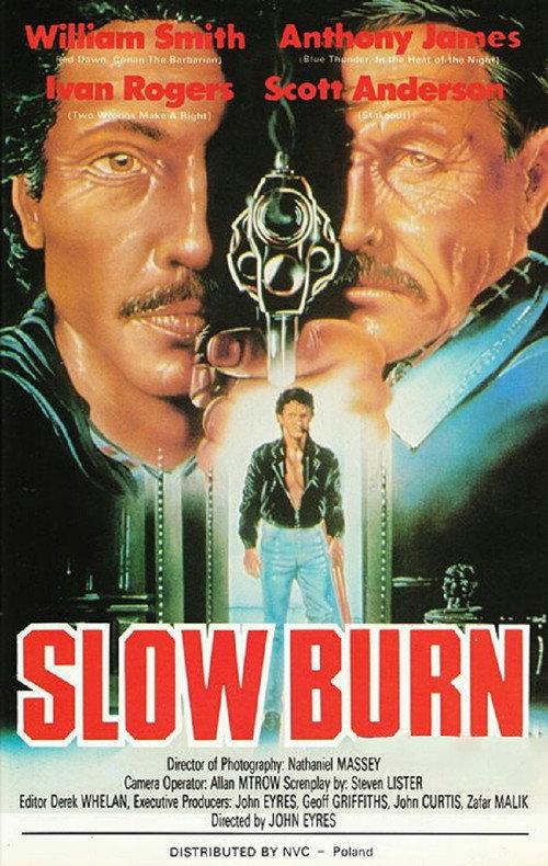 Slow Burn 1989 official movie poster