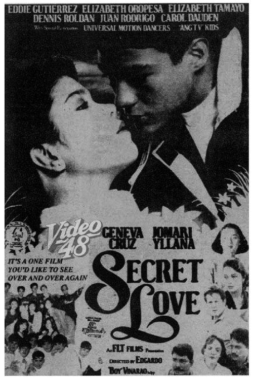 Secret Love 1994 official movie poster