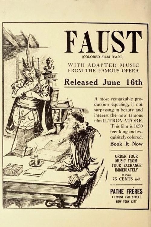 Faust 1910 official movie poster