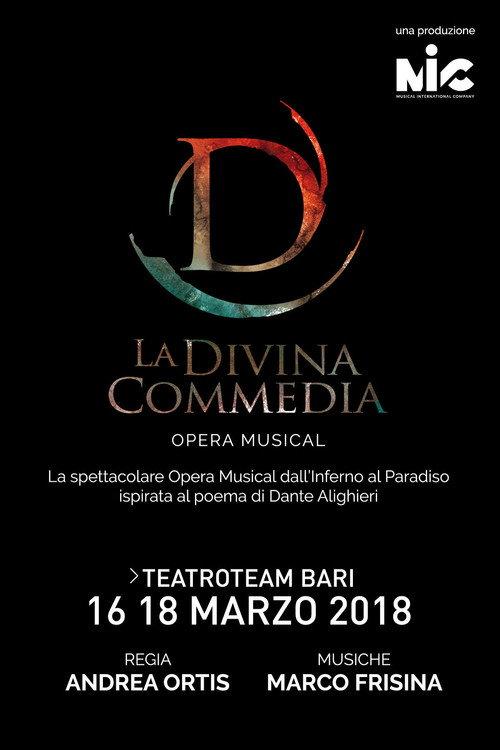 La Divina Commedia Opera Musical 2018 official movie poster