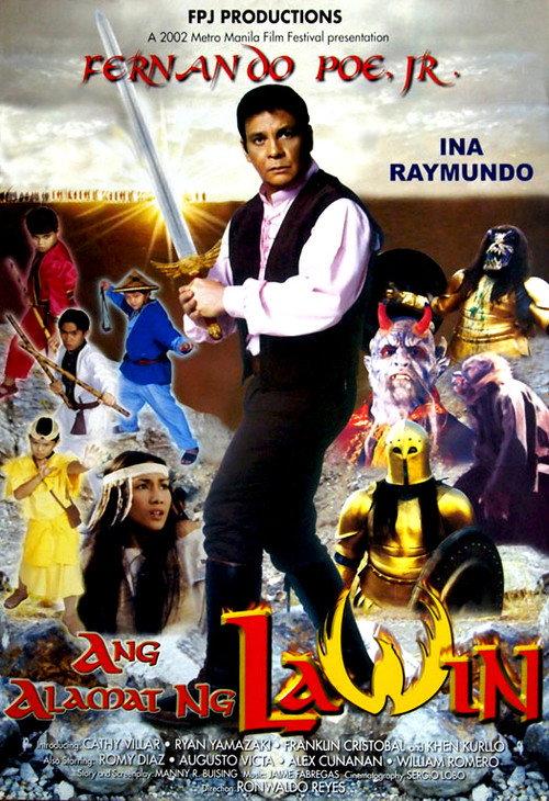 Ang Alamat ng Lawin 2002 official movie poster