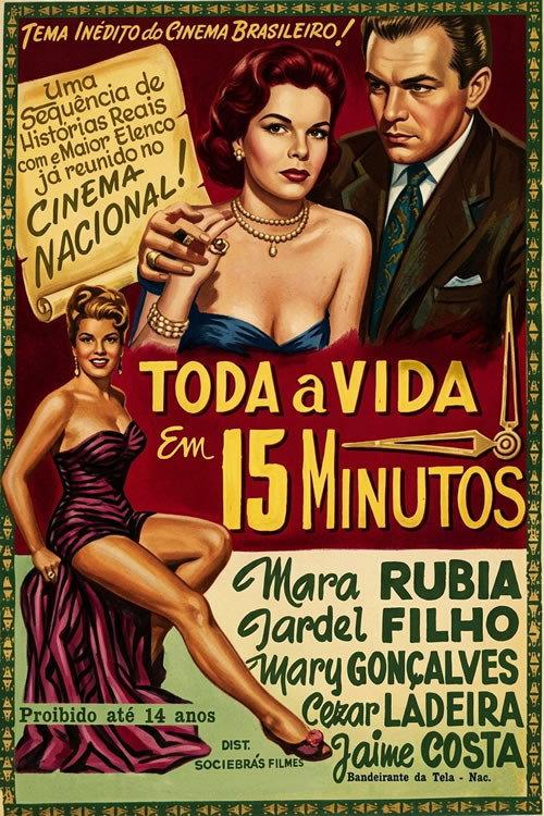 Toda a Vida em 15 Minutos 1954 official movie poster