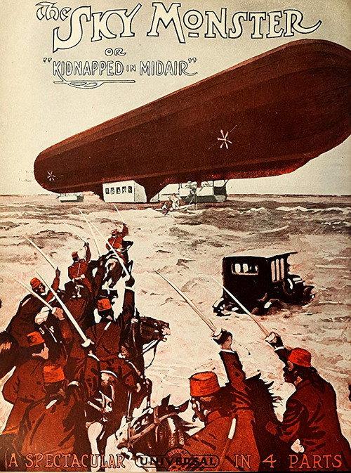 The Sky Monster 1914 official movie poster