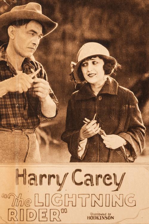 The Lightning Rider 1924 official movie poster