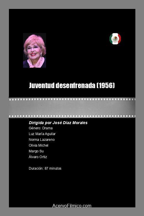 Juventud desenfrenada 1956 official movie poster
