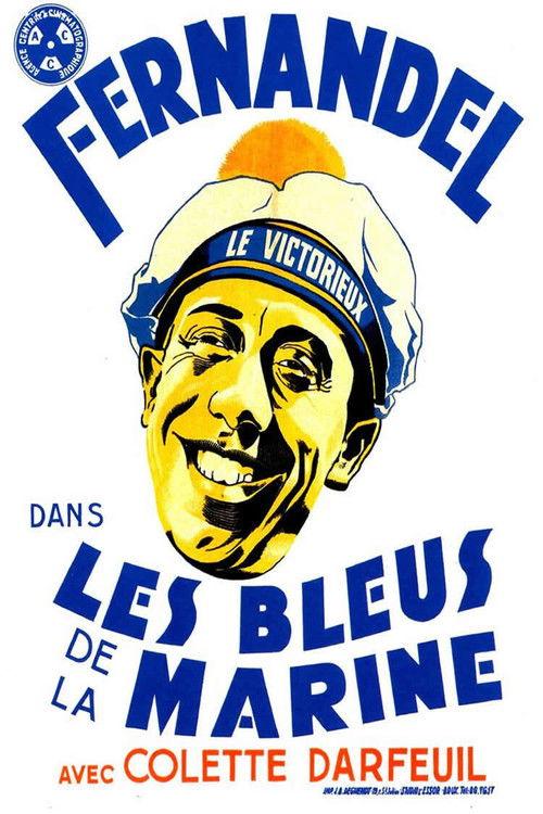 Les Bleus de la marine 1934 official movie poster