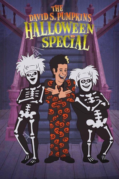 The David S. Pumpkins Halloween Special 2017 official movie poster
