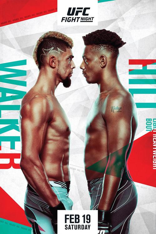UFC Fight Night 201: Walker vs. Hill 2022 official movie poster