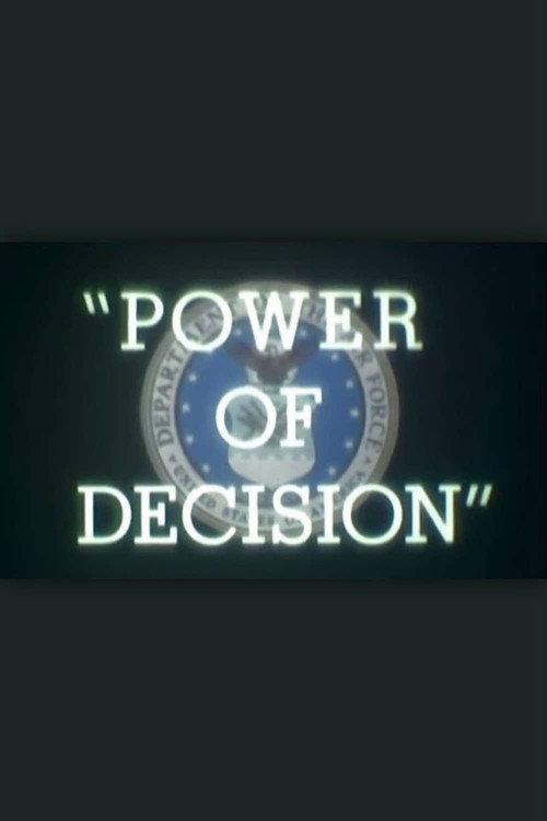 Power of Decision 1958 official movie poster