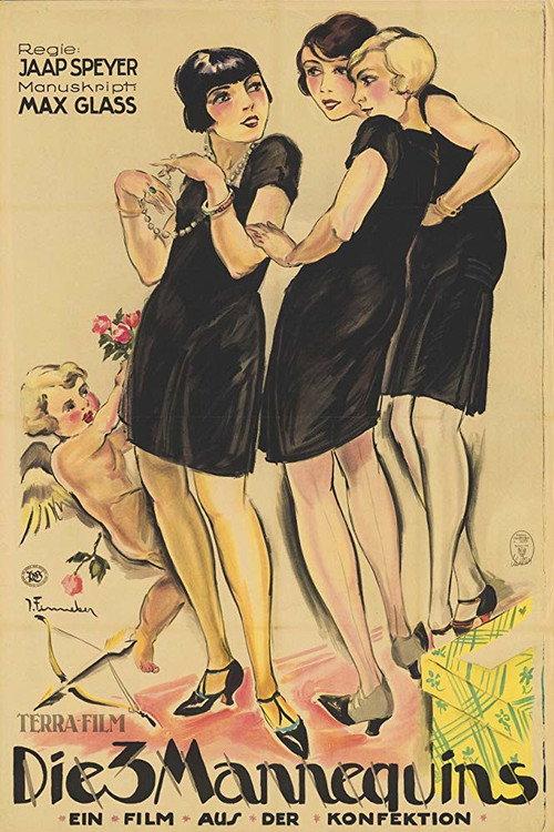 Die drei Mannequins 1926 official movie poster