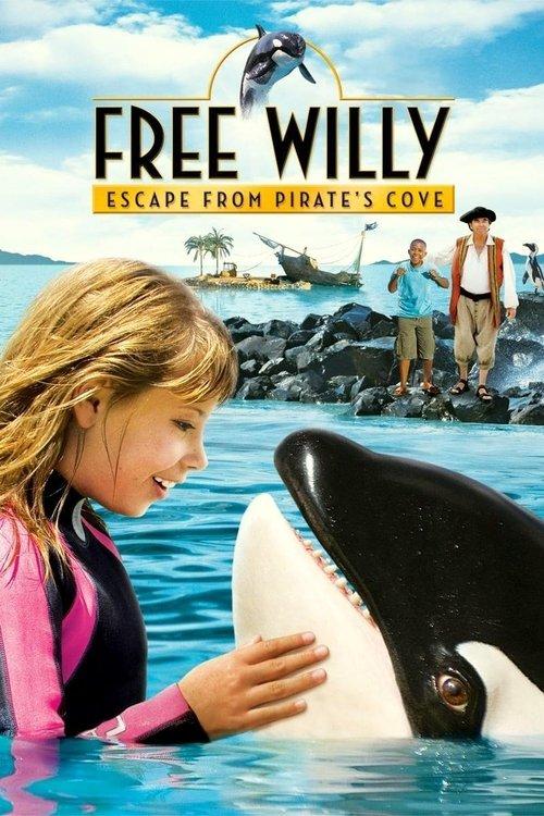 Free Willy: Escape from Pirate's Cove 2010 official movie poster