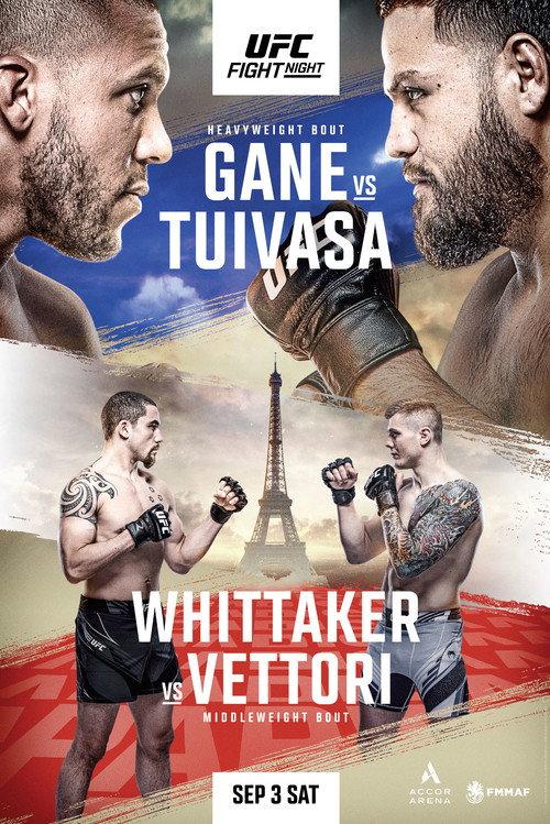 UFC Fight Night 209: Gane vs. Tuivasa 2022 official movie poster