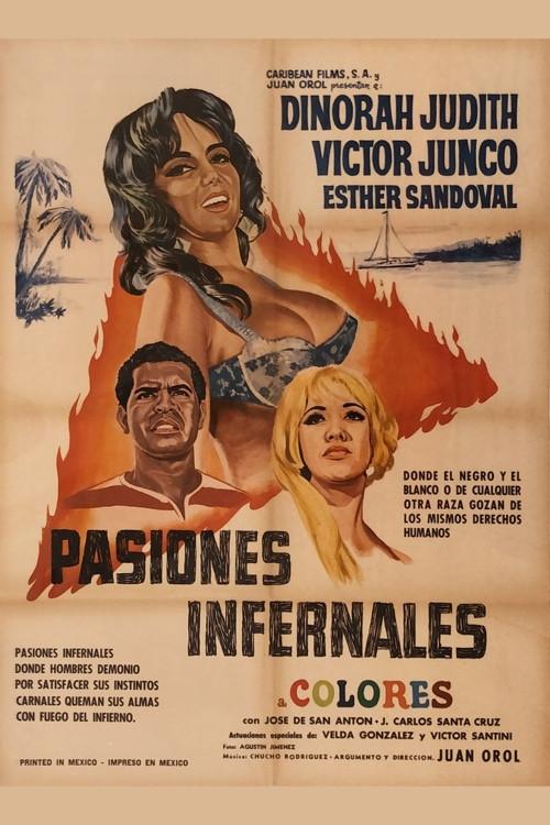 Pasiones infernales 1966 official movie poster