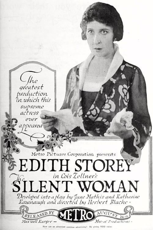 The Silent Woman 1918 official movie poster