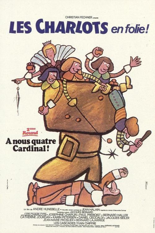 The Four Charlots Musketeers 2 1974 official movie poster
