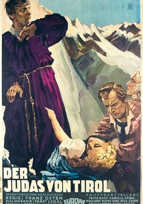 Der Judas von Tirol 1933 official movie poster