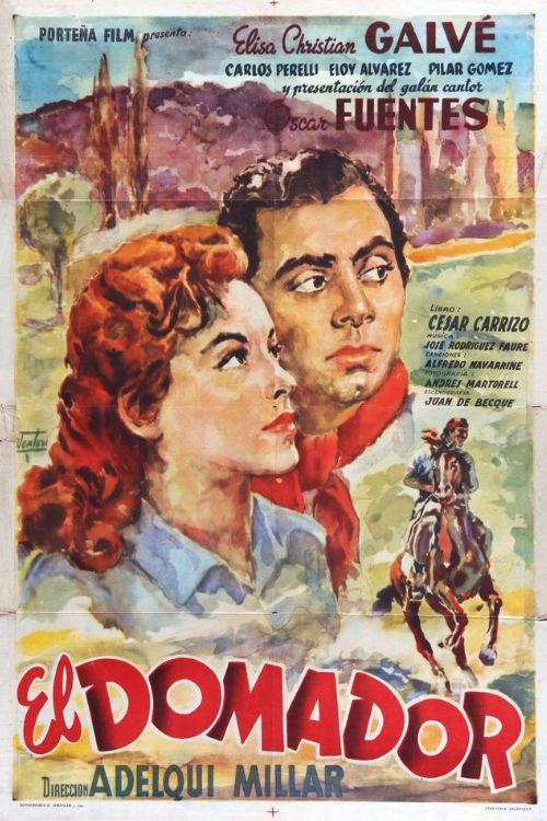 El domador 1954 official movie poster