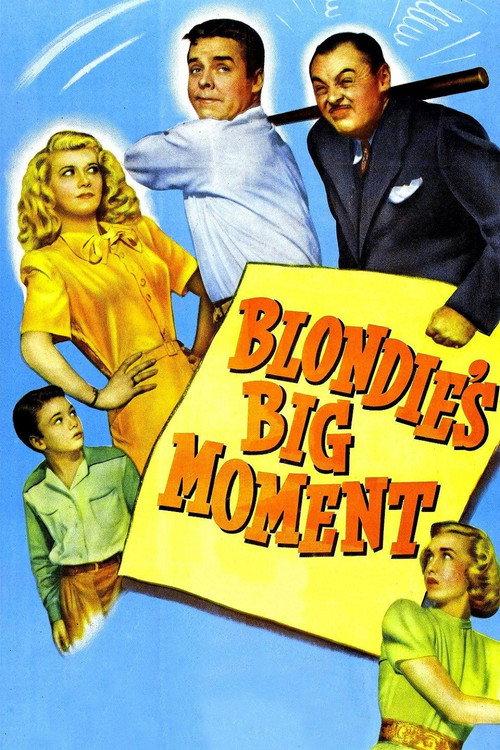 Blondie's Big Moment 1947 official movie poster