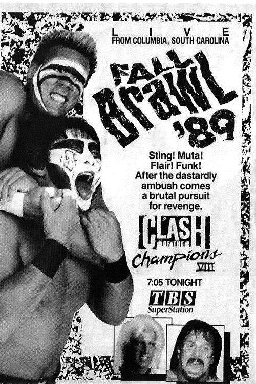 NWA Clash of The Champions VIII: Fall Brawl '89 1989 official movie poster