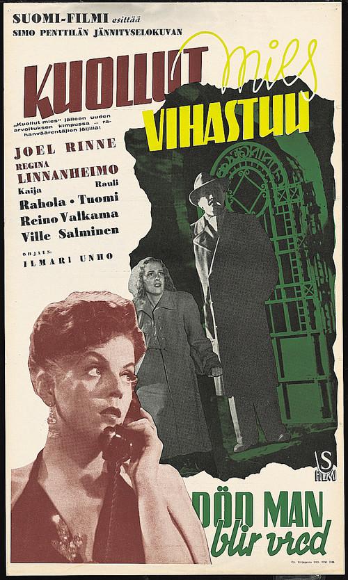 Kuollut mies vihastuu 1944 official movie poster