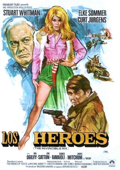 The Invincible Six 1970 official movie poster
