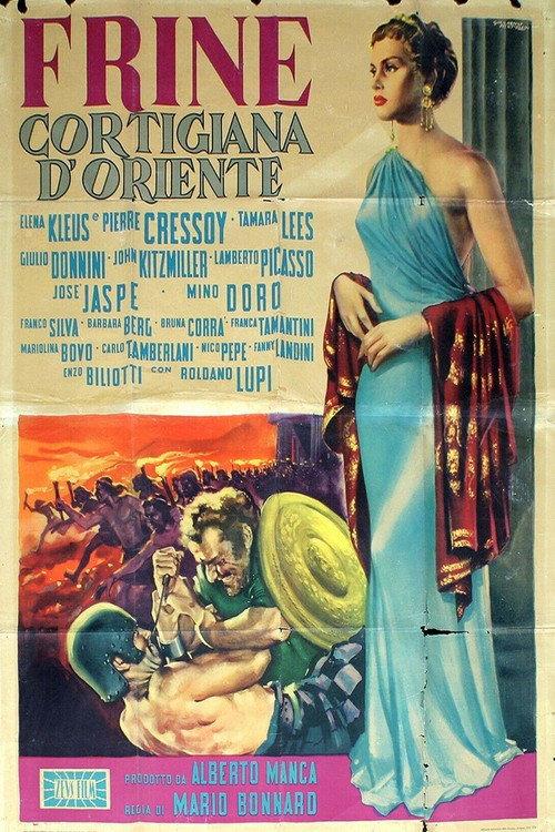 Frine cortigiana d'Oriente 1953 official movie poster