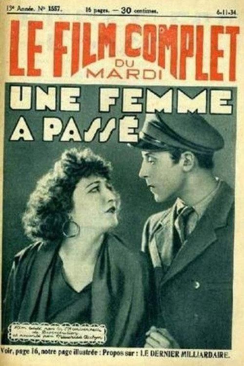 Une Femme a Passé 1928 official movie poster