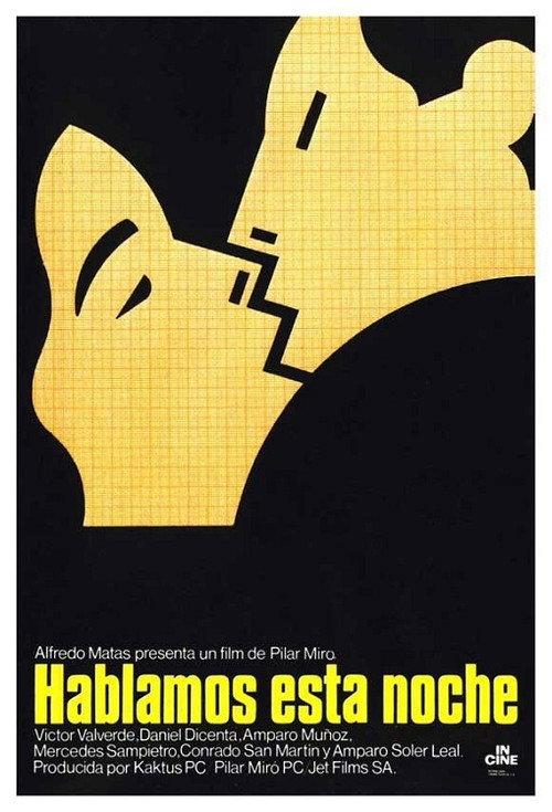 Hablamos esta noche 1982 official movie poster