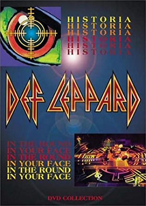 Def Leppard - Historia, In the Round, In Your Face 2002 official movie poster