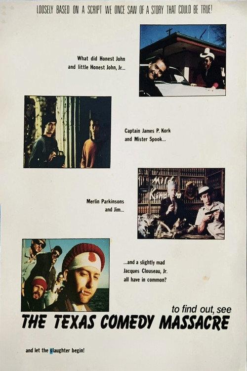 The Texas Comedy Massacre 1987 official movie poster